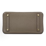 HERMES爱⻢仕 Birkin 30 ⾦扣 ⼥款 18 Etoupe ⼤象灰